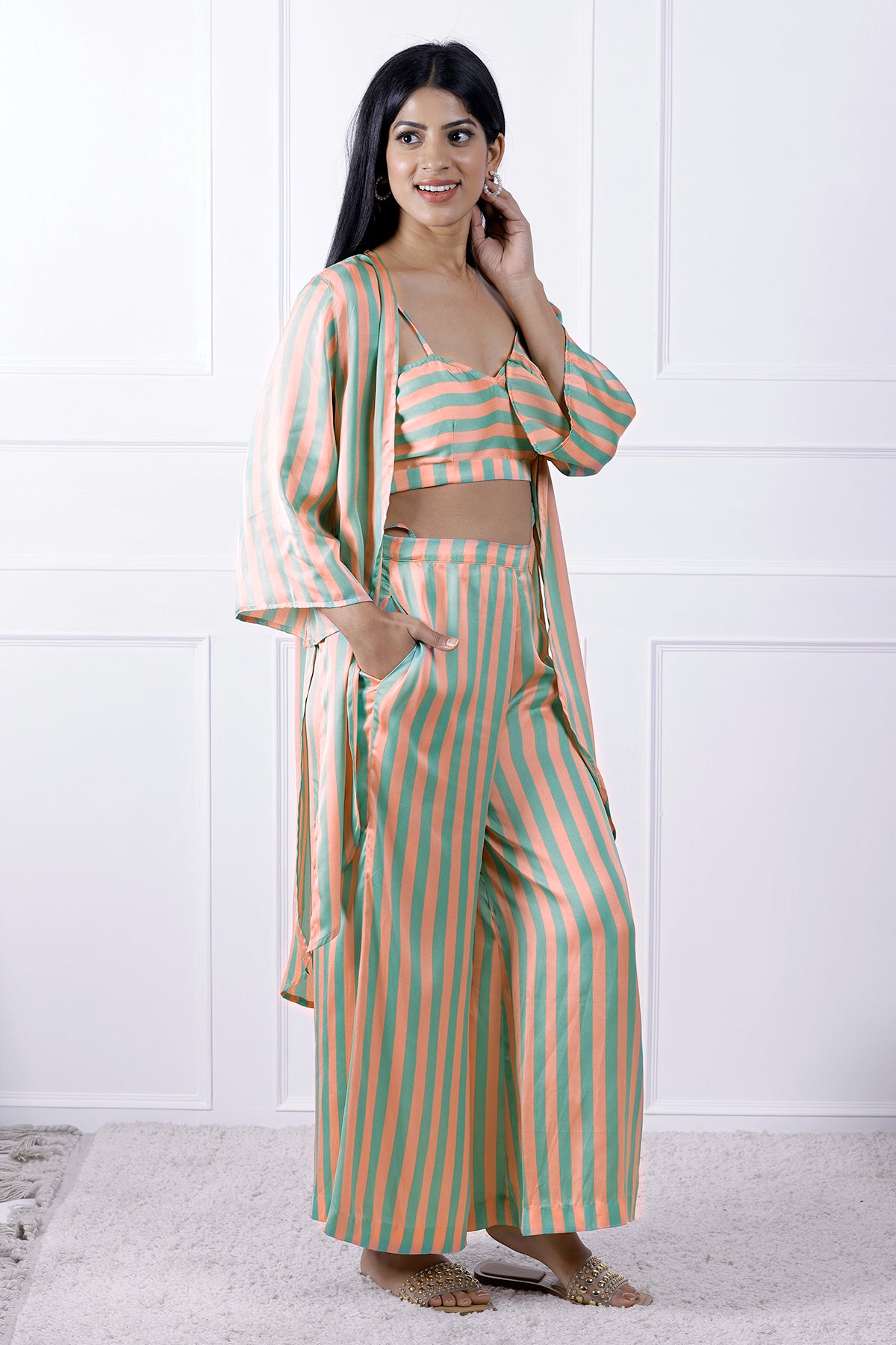Rewind 3 Piece Co-ord & Cape Set