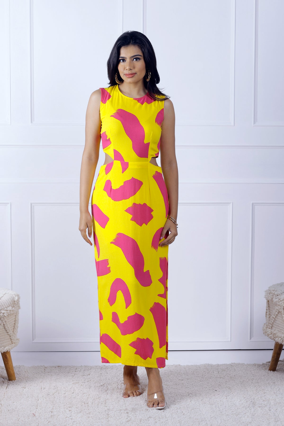 Daffodil Cutout Dress
