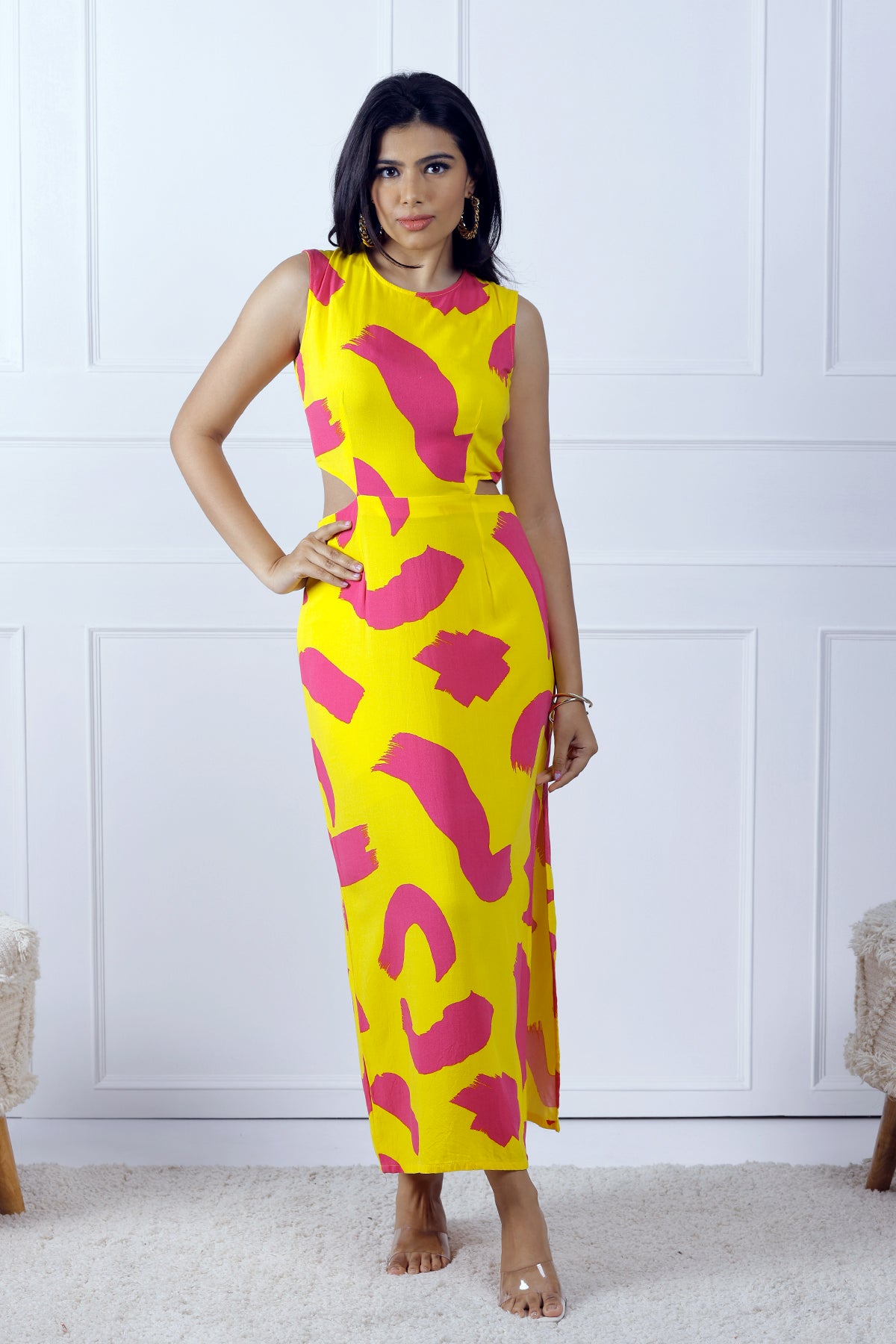 Daffodil Cutout Dress