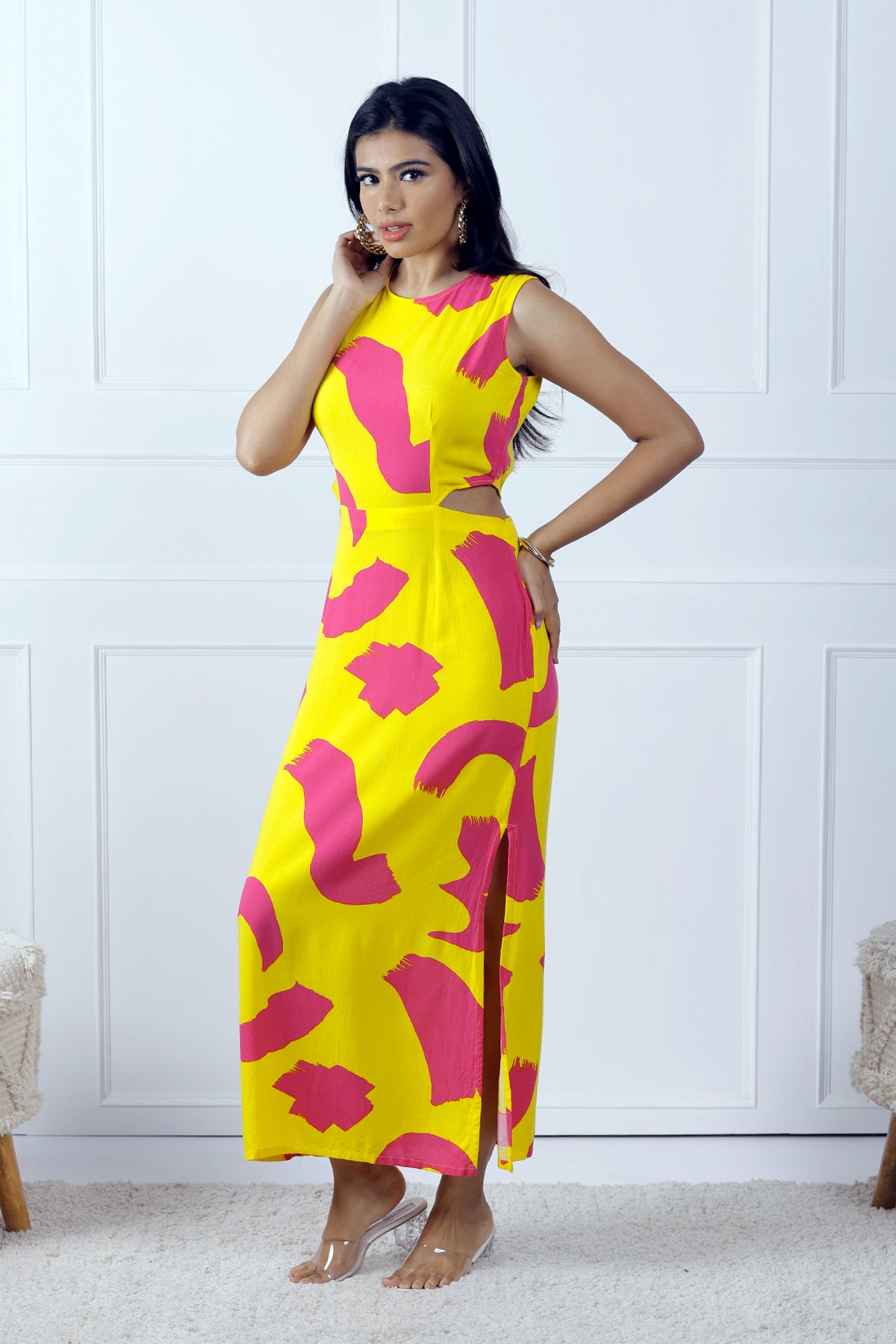 Daffodil Cutout Dress