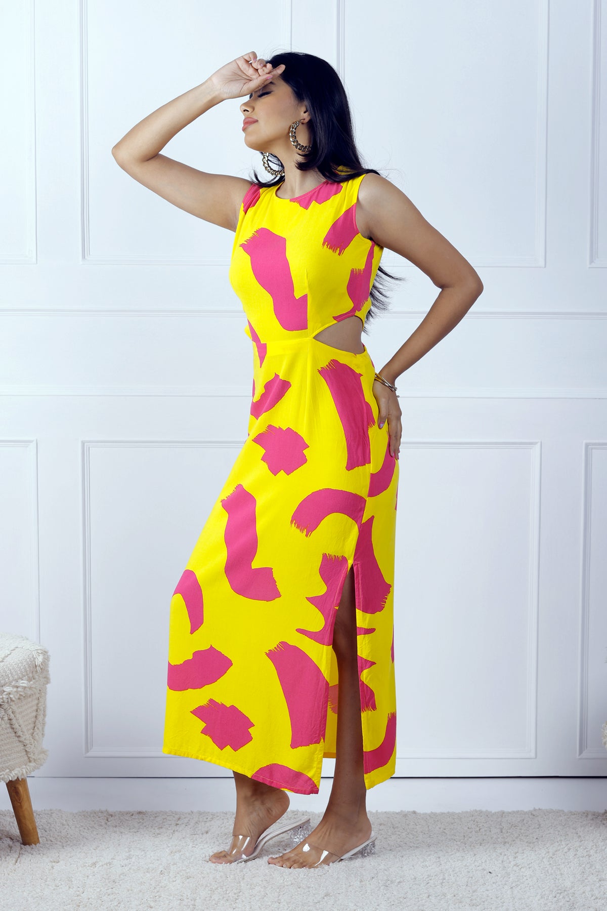 Daffodil Cutout Dress