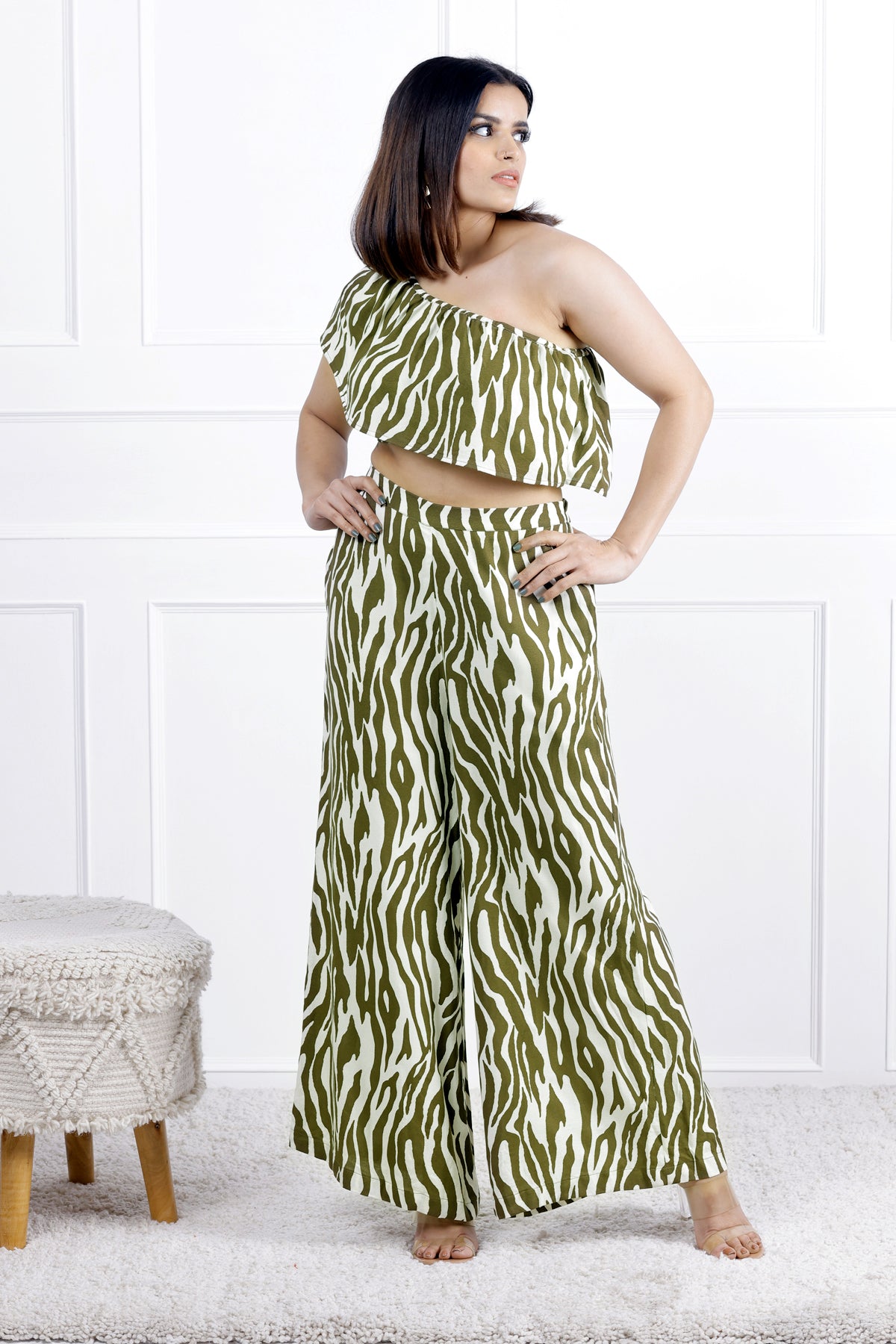 Funky Zebra Pants & Top Co-Ord Set