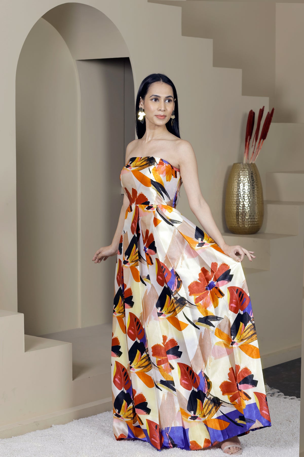 Cruising Banquet Off-Shoulder Gown