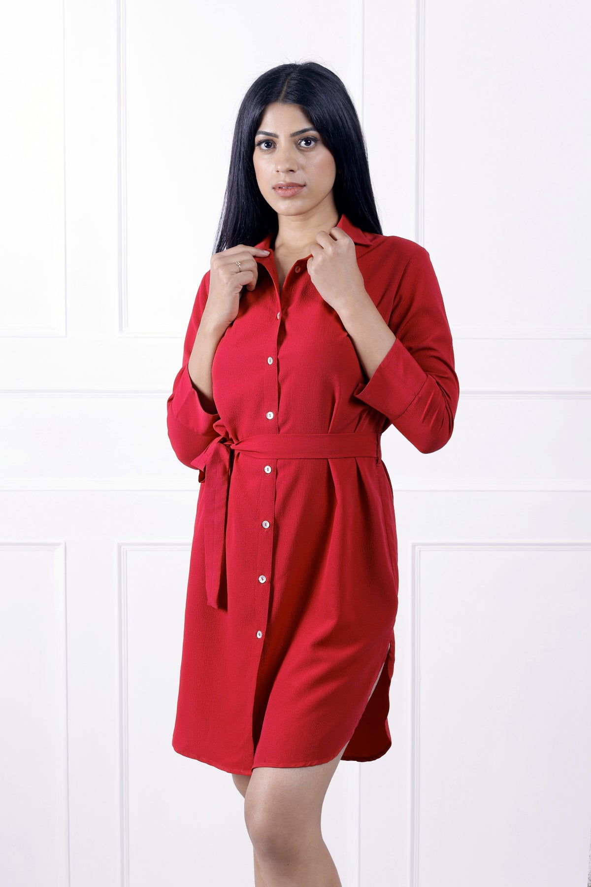Red Rose Bubble Dress